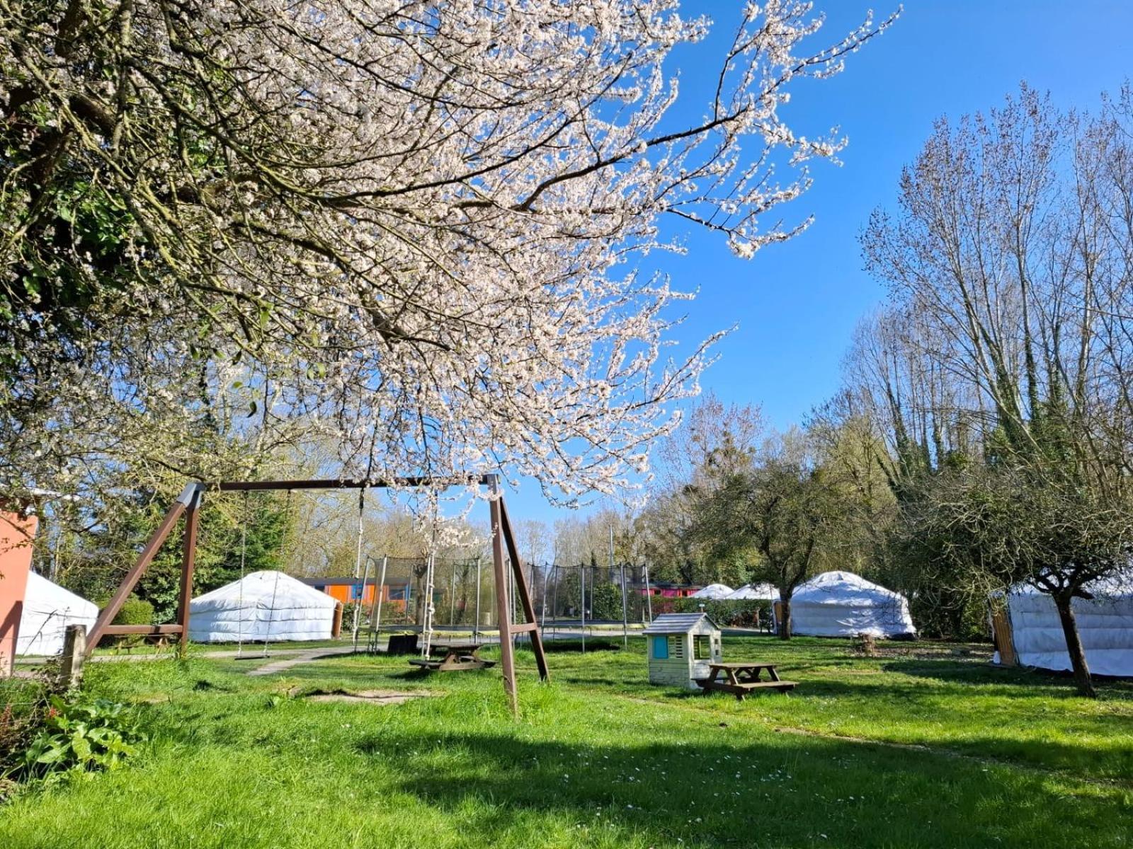 Le Village Insolite Yourte Et Roulotte Saint-Benoit-des-Ondes Luaran gambar